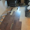 Custom wood flooring install